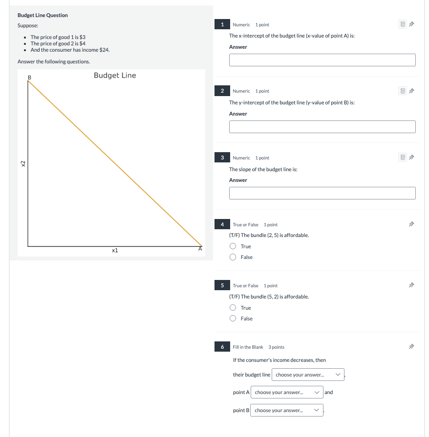 3 Budget Lines – ECON 102 Intermediate Microeconomics