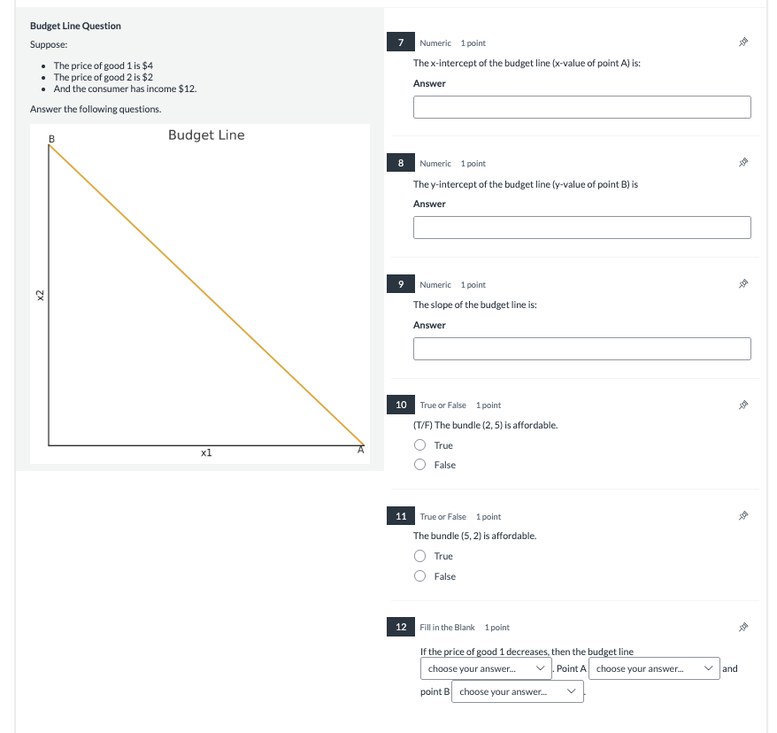 3 Budget Lines – ECON 102 Intermediate Microeconomics